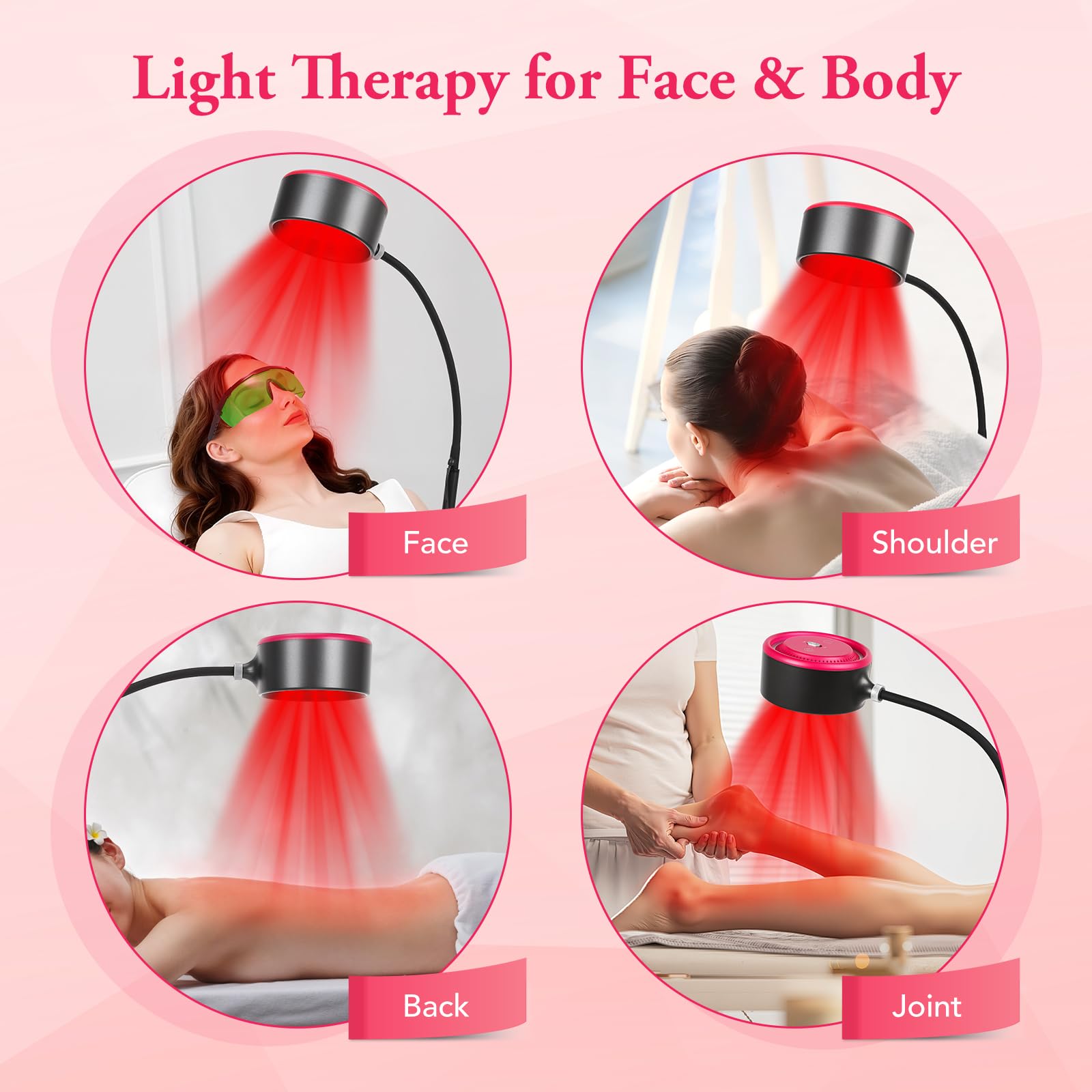 VARIPOWDER remote control and touch panel for easy brightness and timer