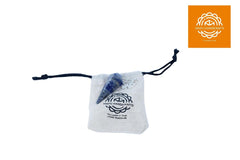 Vastu Handicrafts sodalite pendulum in hand shows comfortable grip for on-the-go practice
