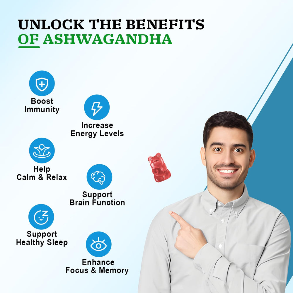 Two Vazatisi gummies serving highlights an easy daily routine.
