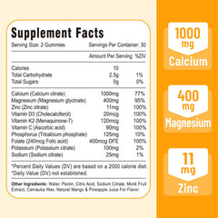 Vazatisi mango-pineapple gummies close-up for a tasty daily dose.