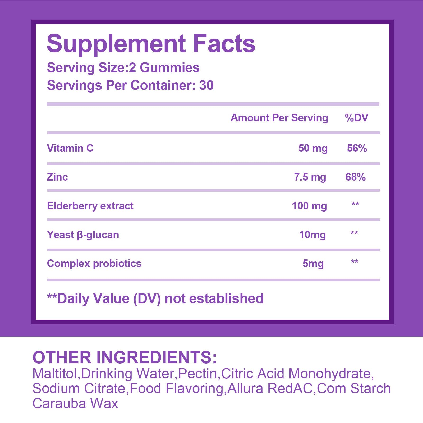 VBTop raspberry flavor elderberry gummies close-up with sugar-free appeal.