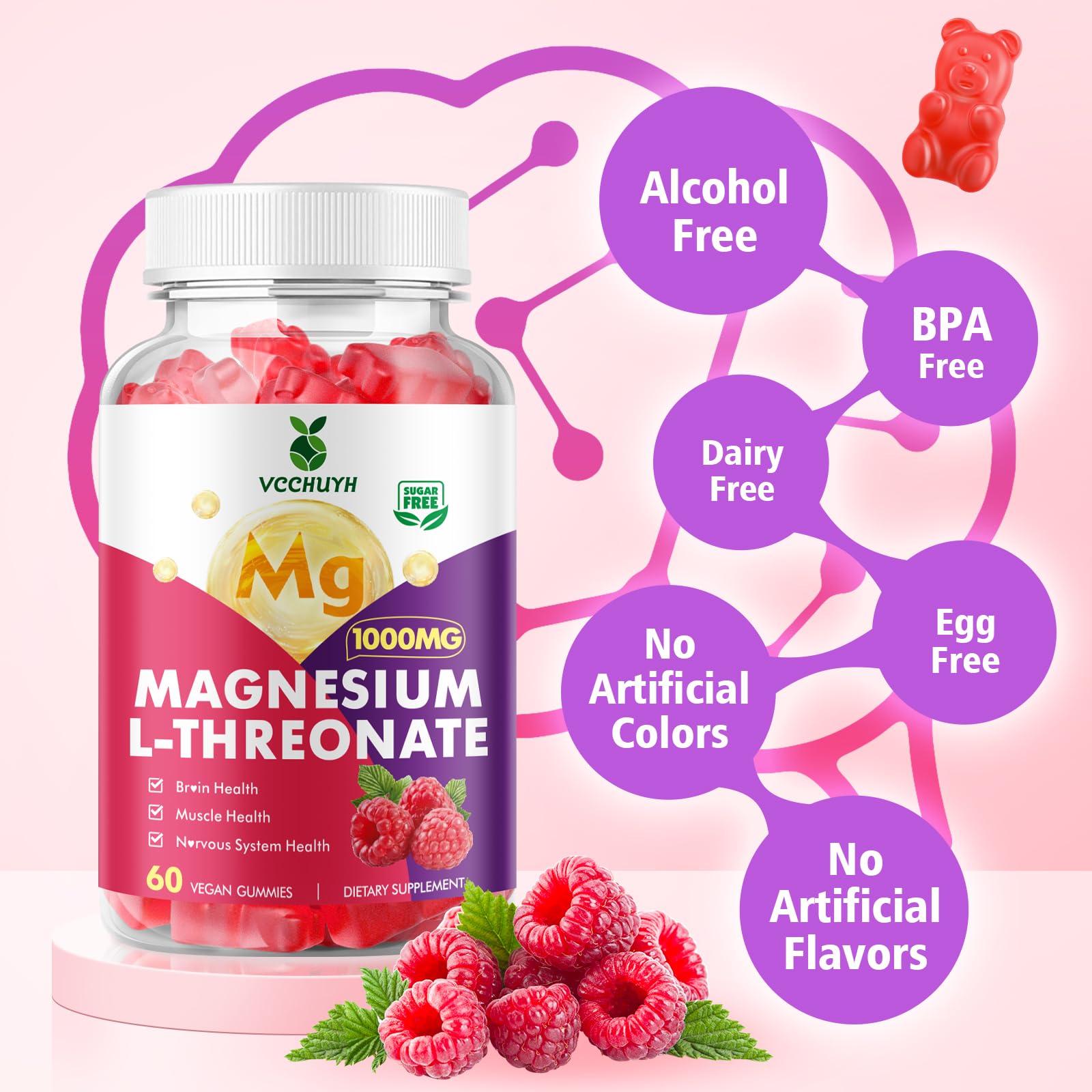 VCCHUYH kids and adults enjoying gummies for daily use.