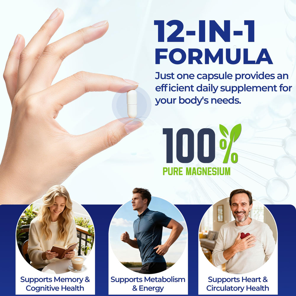 Vccvaa Magnesium Complex daily use scene in a home wellness setup.