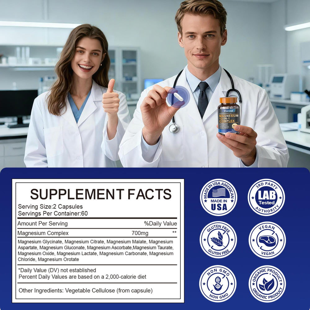 Vccvaa Magnesium Complex pour glass illustrates easy, measured serving.