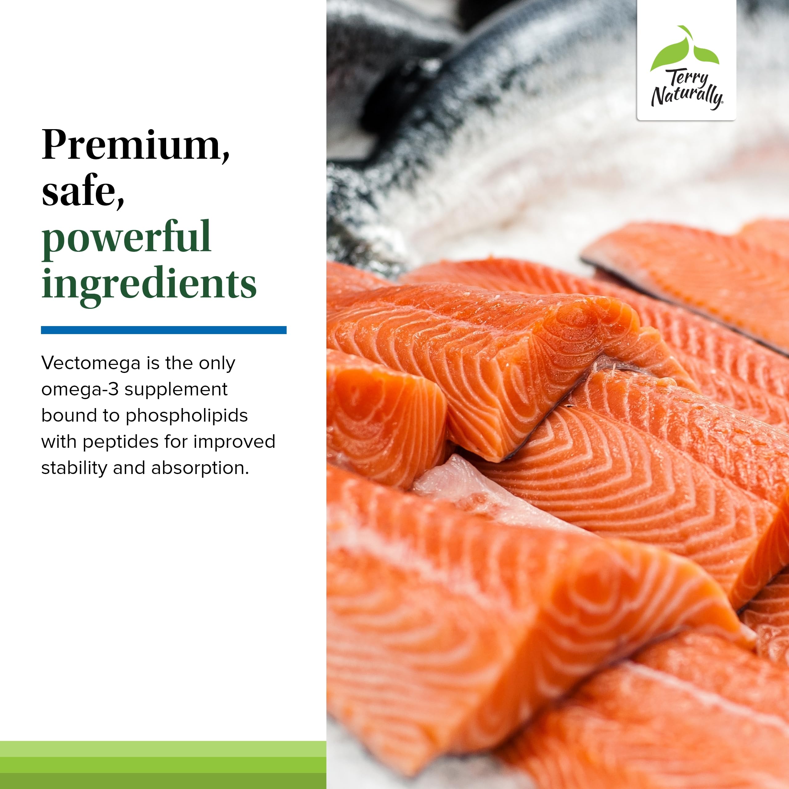 Allergen-friendly ingredients listed on Vectomega label