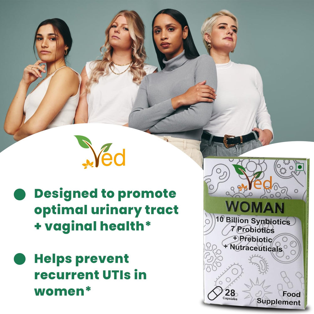 Ved Woman Complex daily-use scene for convenient probiotic routine.
