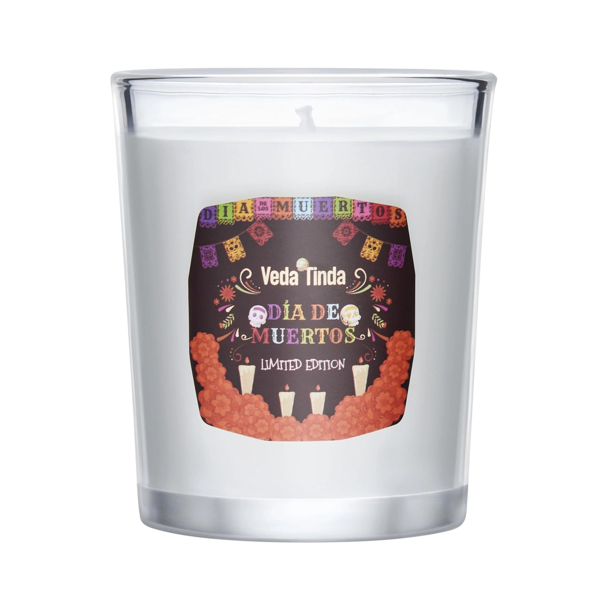 Veda Tinda Pumpkin Ghost Memory Candle with warm beeswax aroma for cozy evenings.