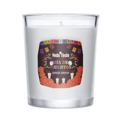 Veda Tinda Pumpkin Ghost Memory Candle with warm beeswax aroma for cozy evenings.