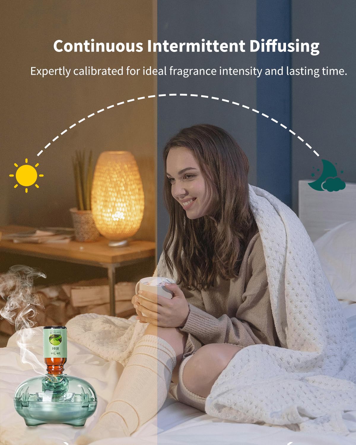 VEDA TINDA SCENT continuous spray mode for quick aroma diffusion