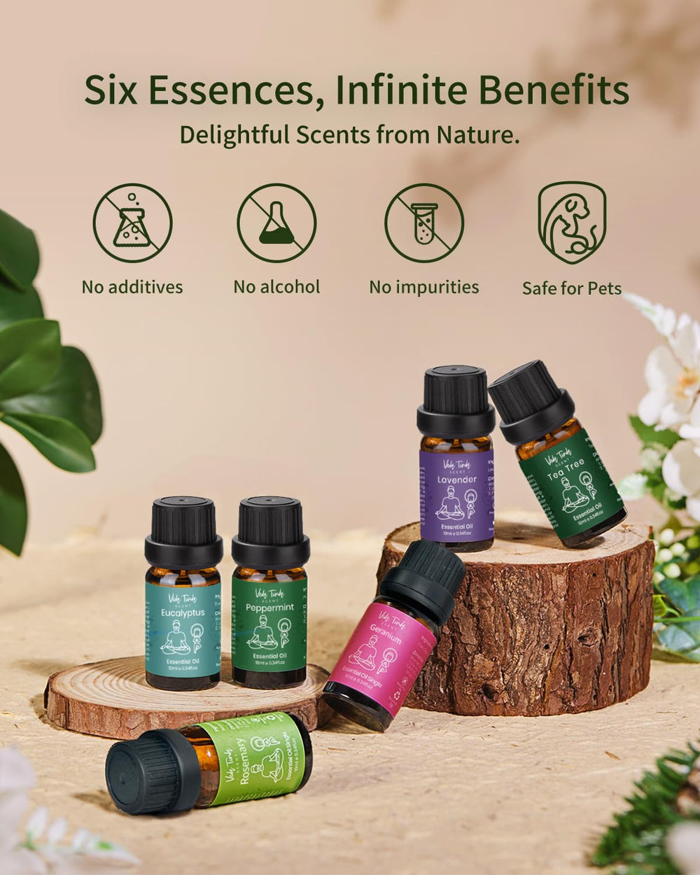VEDA TINDA SCENT eucalyptus oil bottle for clearing spaces.