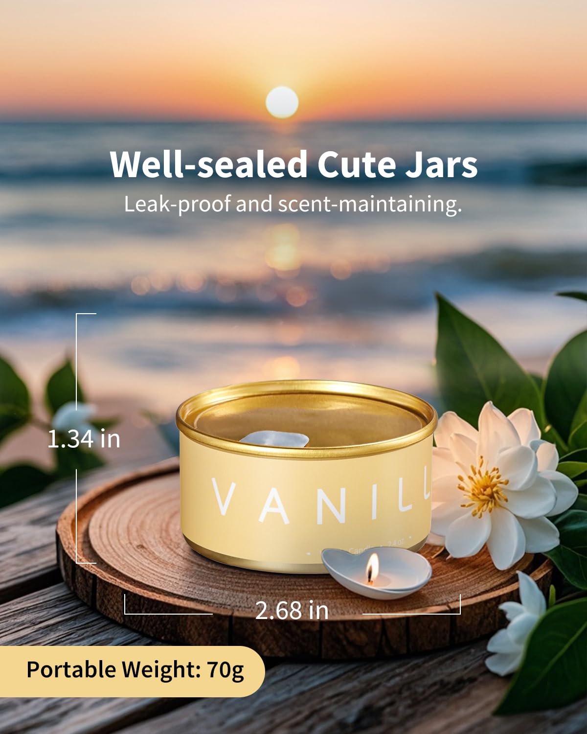 VEDA TINDA SCENT gift-ready packaging in a reusable tin for holidays.