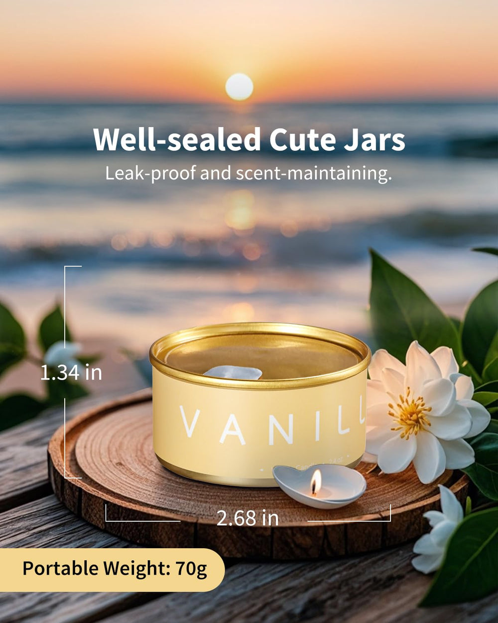 VEDA TINDA SCENT gift-ready packaging in a reusable tin for holidays.