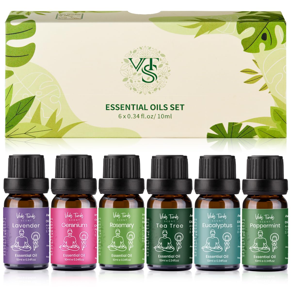 VEDA TINDA SCENT lavender oil bottle for diffusers and skin care.