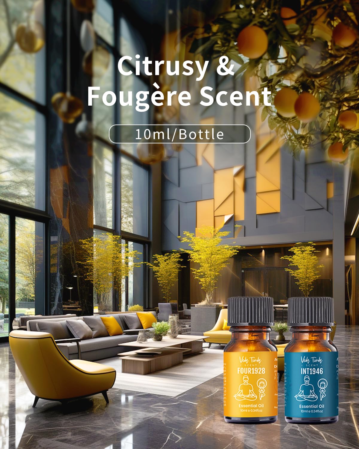 VEDA TINDA SCENT blends for diffusers create hotel-inspired ambiance