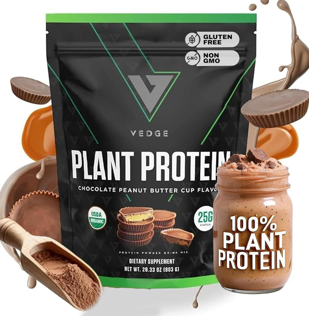 VEDGE protein scoop with plant blend supports daily protein intake