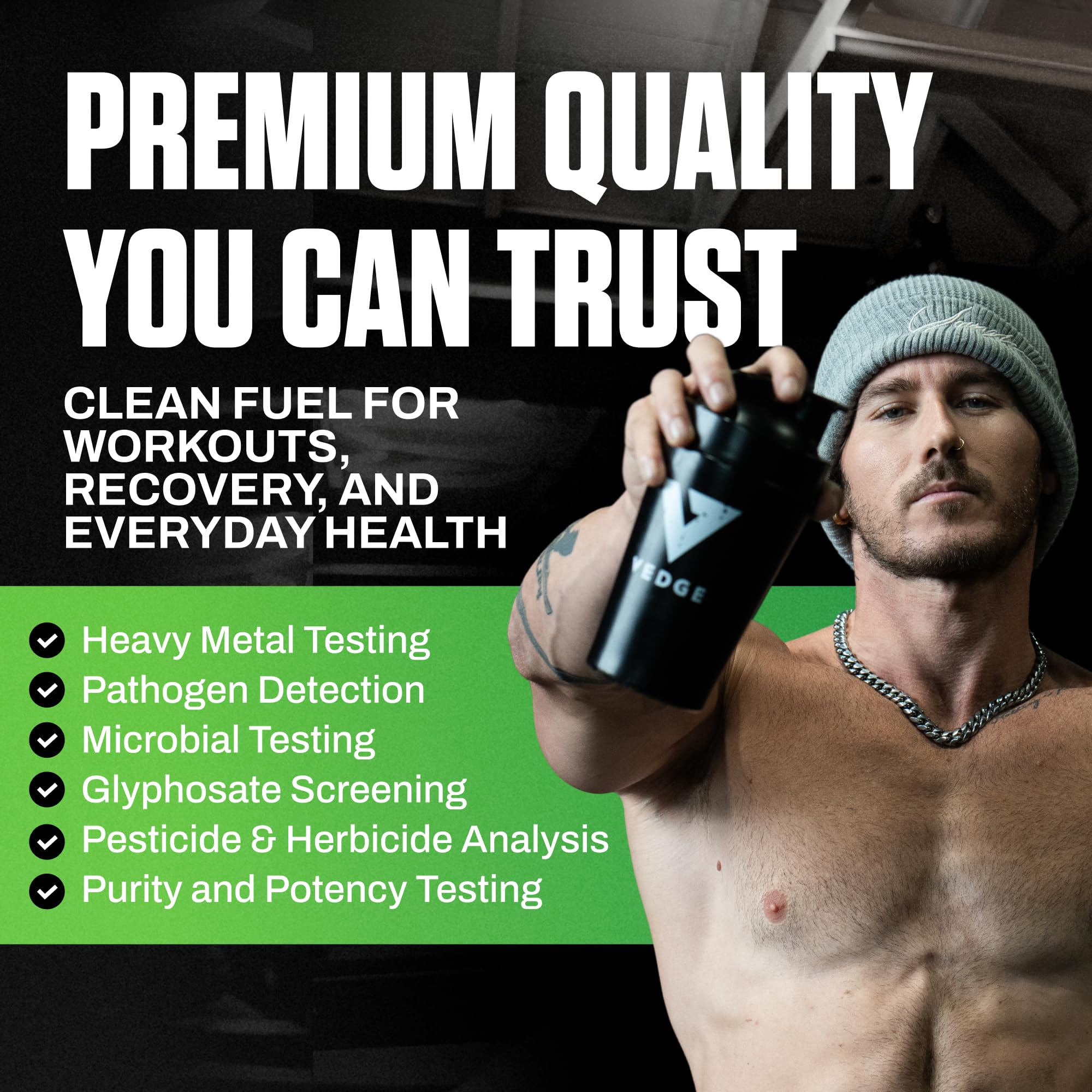 VEDGE ready-to-mix powder ideal for shakes and smoothies