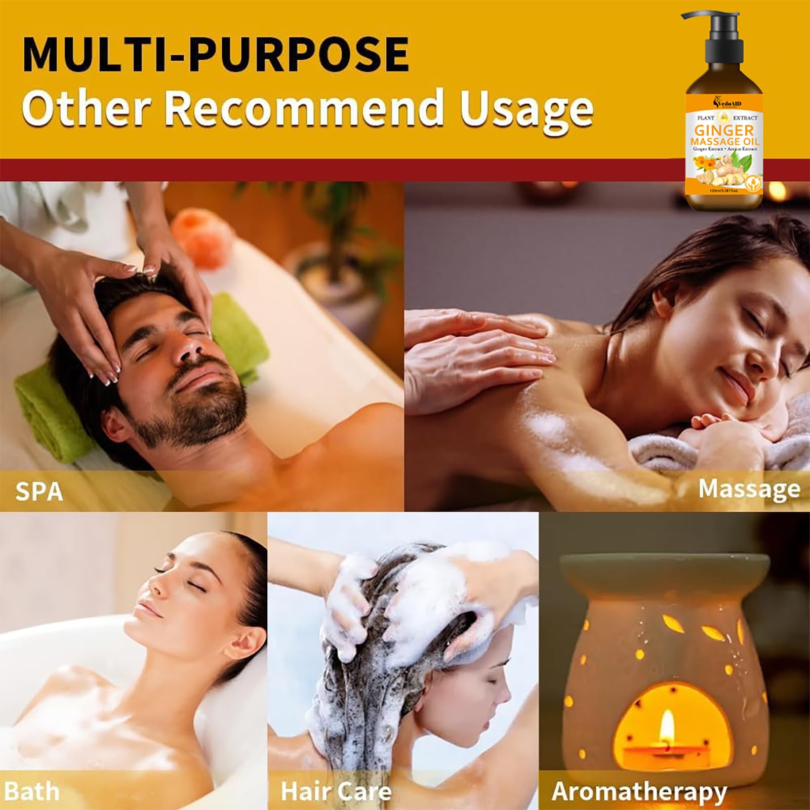 VedoAID Gua Sha ready oil supports soothing drainage during gua sha.