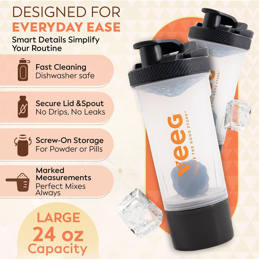 Veeg shaker colander strainer delivers smooth textures in seconds