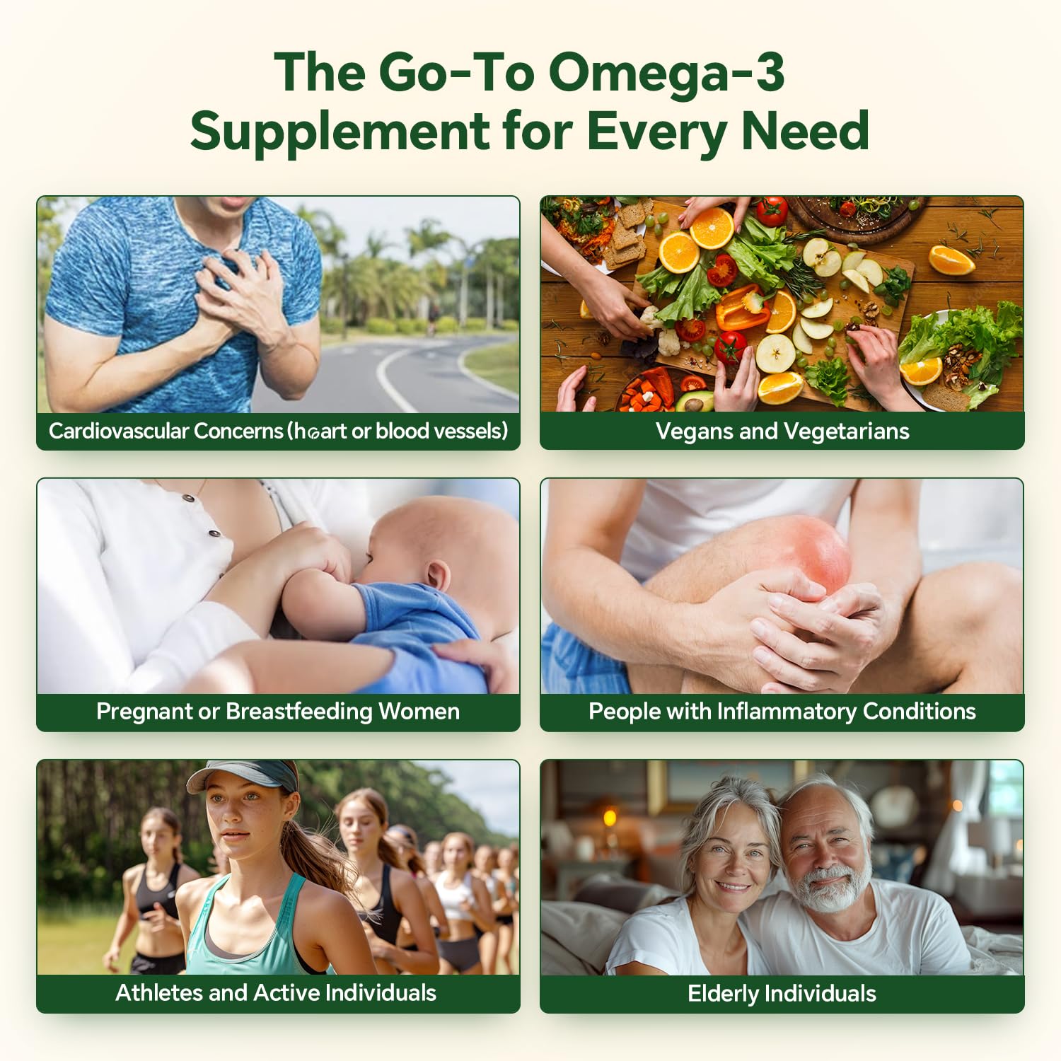 VEETAGYO 60-count bottle of vegan omega-3 gummies