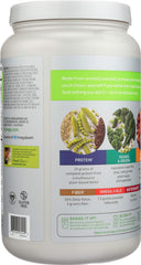 Vega One plant-based protein powder being poured into a shaker for easy mix.