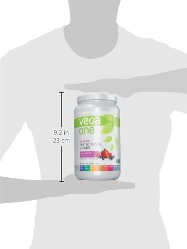 Vega One tub packaging with Berry flavor label.