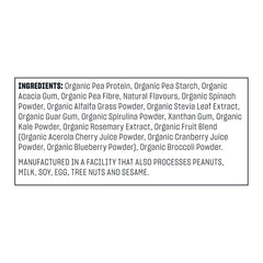 Vega Organic Protein & Greens ingredients bowl highlights greens and vitamins