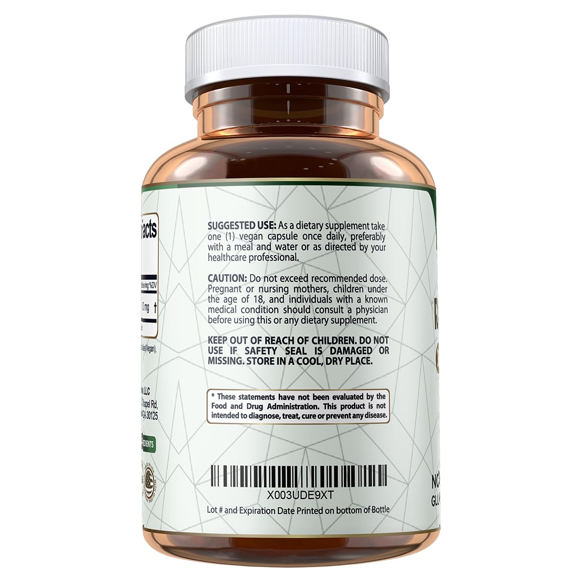 Vegan Labs R-Lipoic Acid 300MG packaging on a clean wellness setup.