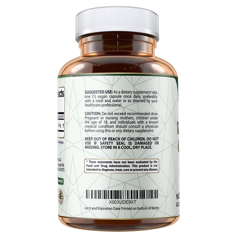Vegan Labs R-Lipoic Acid 300MG packaging on a clean wellness setup.