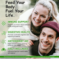 VEGEPOWER 4-in-1 formula ingredients showcase oregano, black seed, and rosemary for holistic wellness.