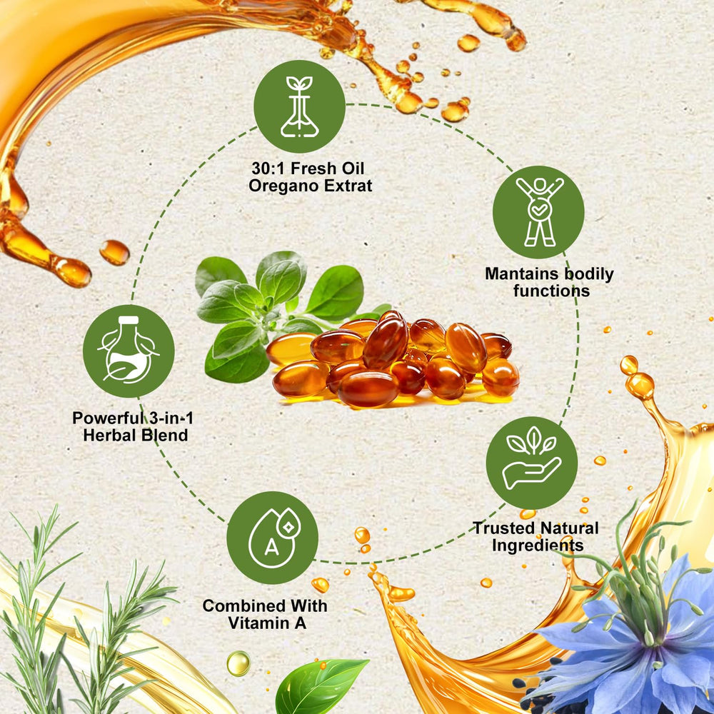 VEGEPOWER formula with black seed and rosemary for balanced digestion.