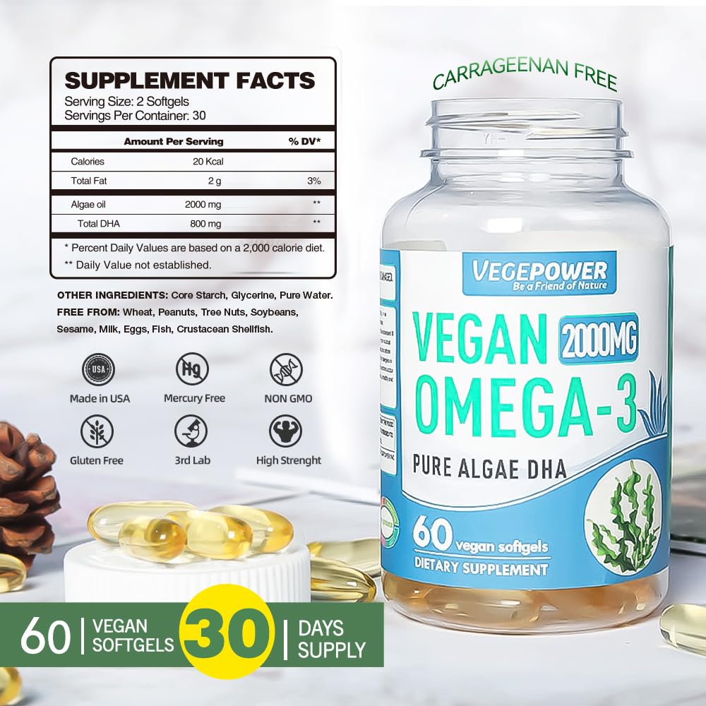 VEGEPOWER bottle photographed on a clean kitchen surface