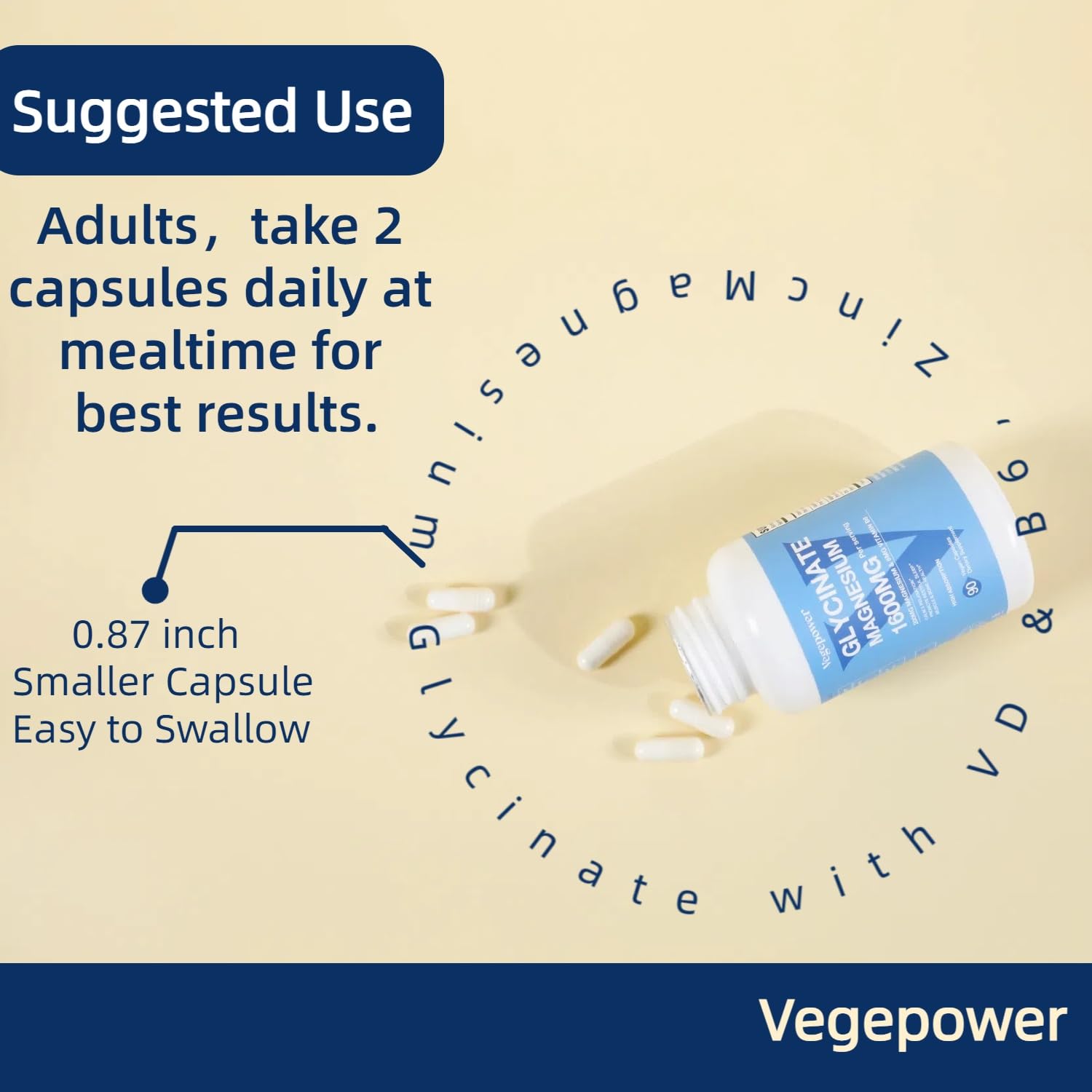 VEGEPOWER family-friendly supplement shown for adults and kids.