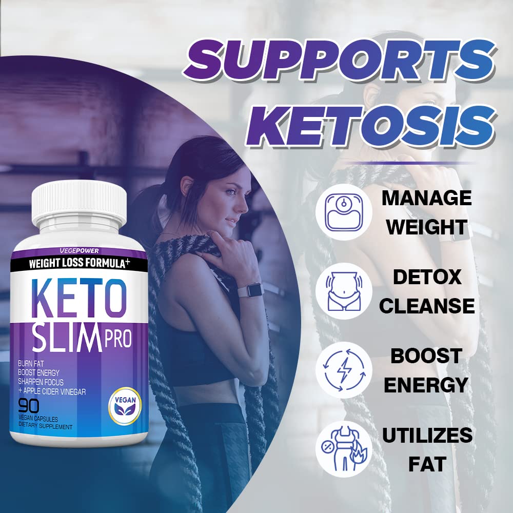 VEGEPOWER Keto Pills label closeup with ingredients and quality cues