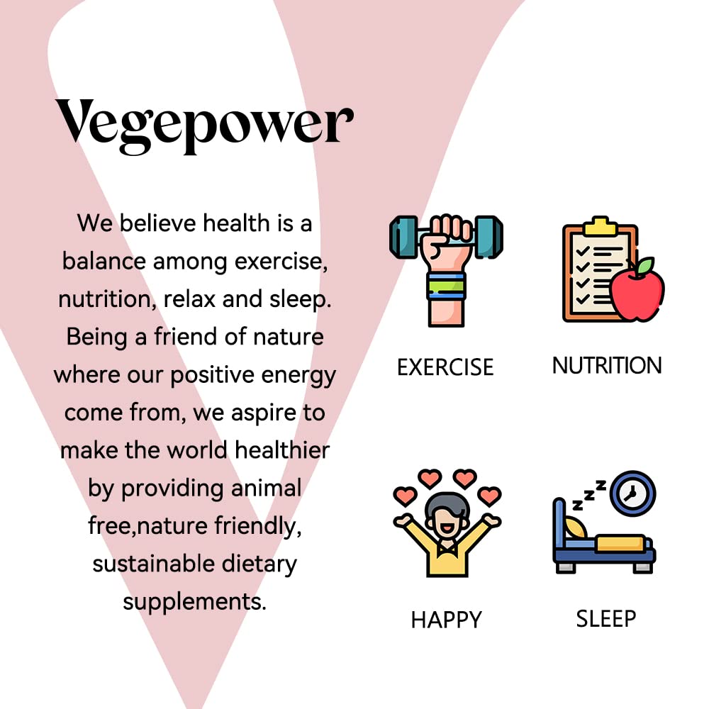 VEGEPOWER made in USA GMP-certified facility label