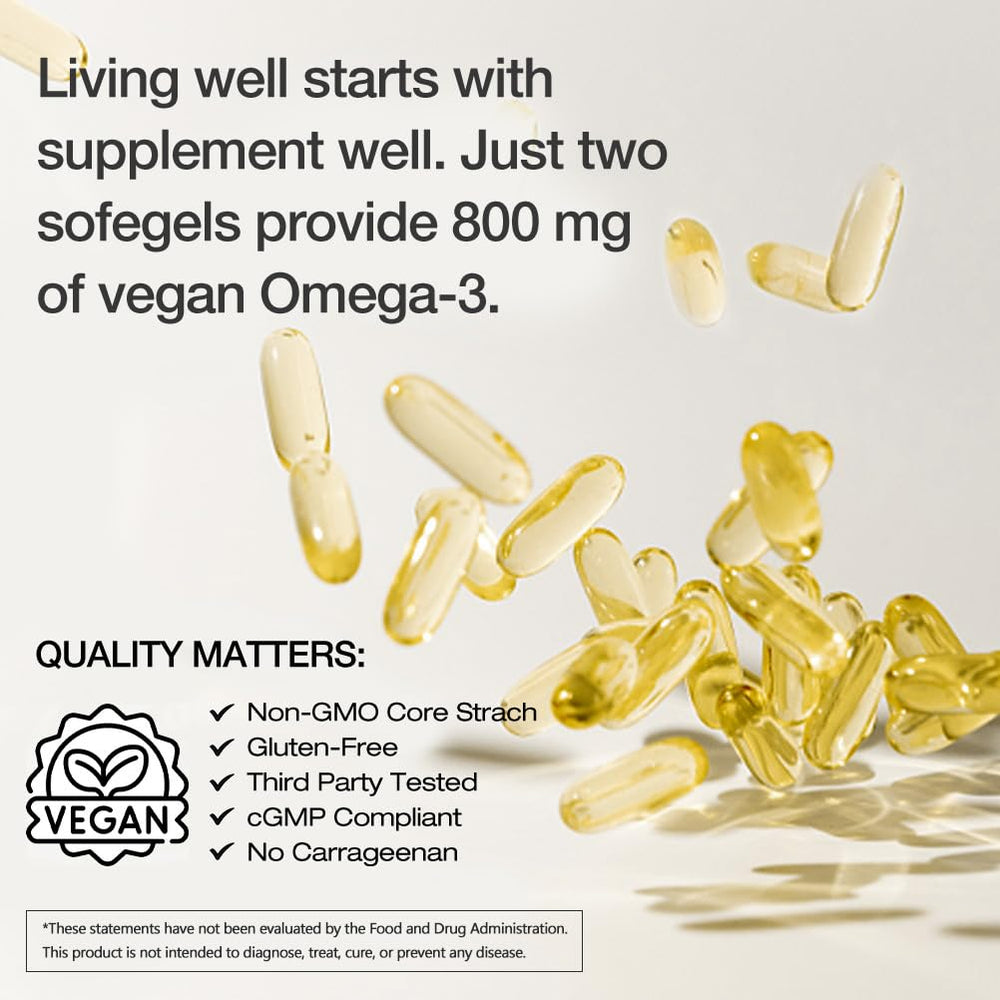 One softgel daily from VEGEPOWER for convenient supplementation