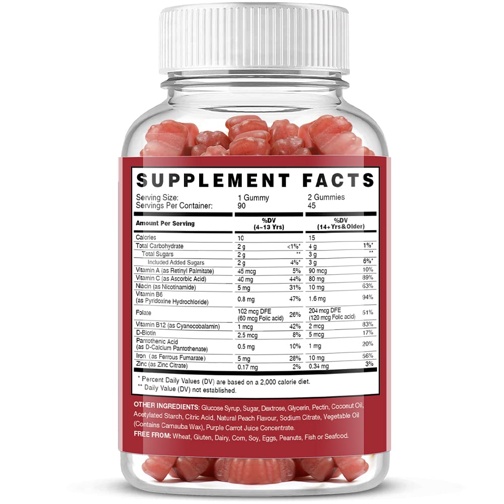 VEGEPOWER vegan gluten-free iron supplement for plant-based diets