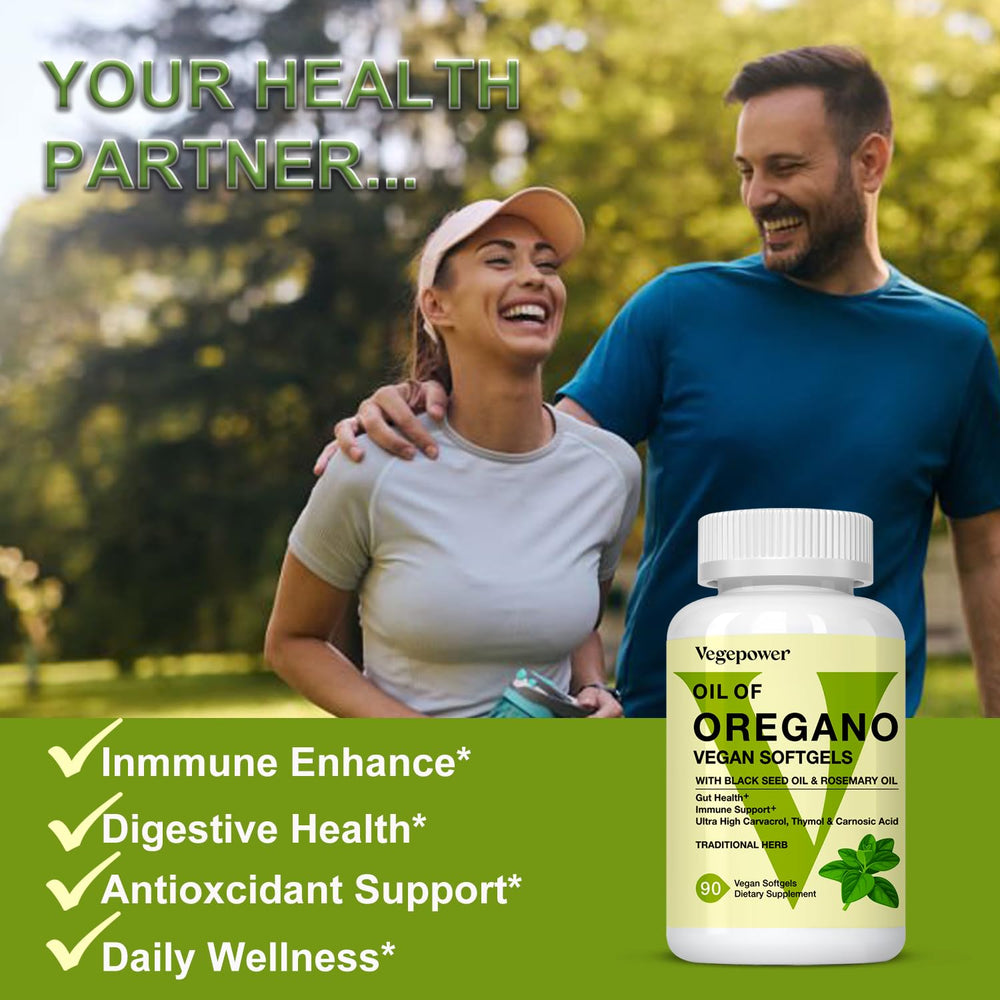 VEGEPOWER with vitamin A and rosemary for skin support.
