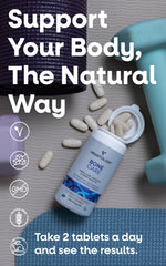 VEGETOLOGY Bone Care phytodroitin ingredient closeup plant-based option
