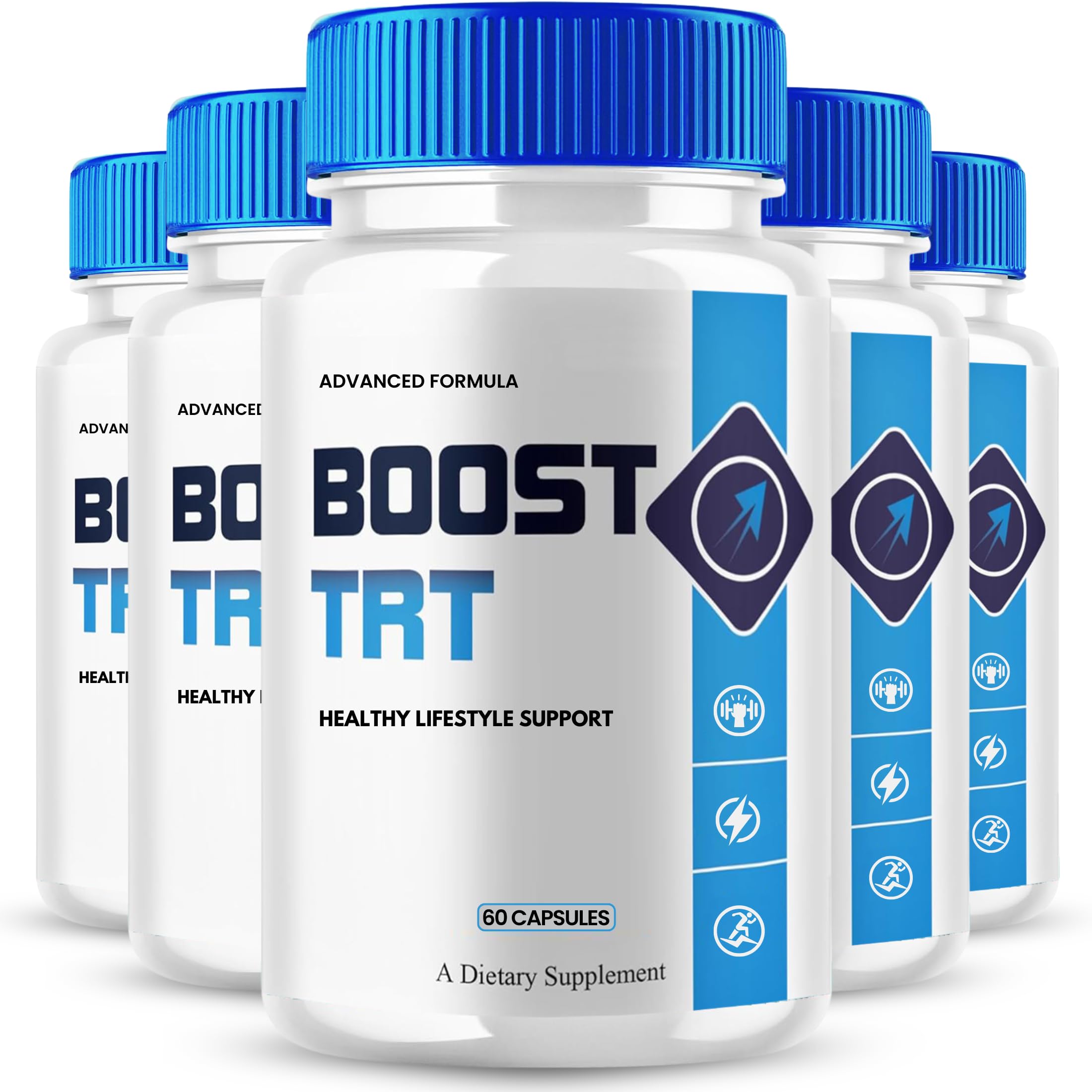 VegHerbs Original Boost TRT bottle showcasing a natural-forward wellness supplement