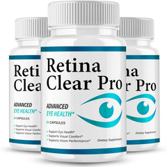 VegHerbs RetinaClear Pro bottle front view for eye health