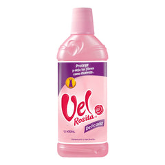 Vel Rosita Delicada bottle front for gentle fabric care.