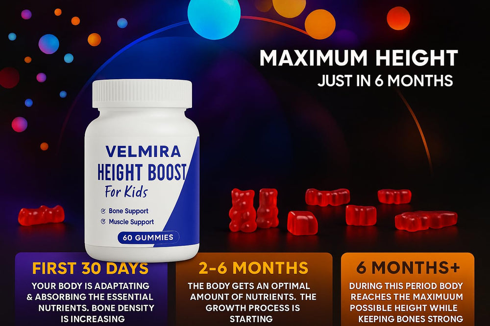 Velmira Heightener Gummies teen usage for growth-support in active lifestyles.