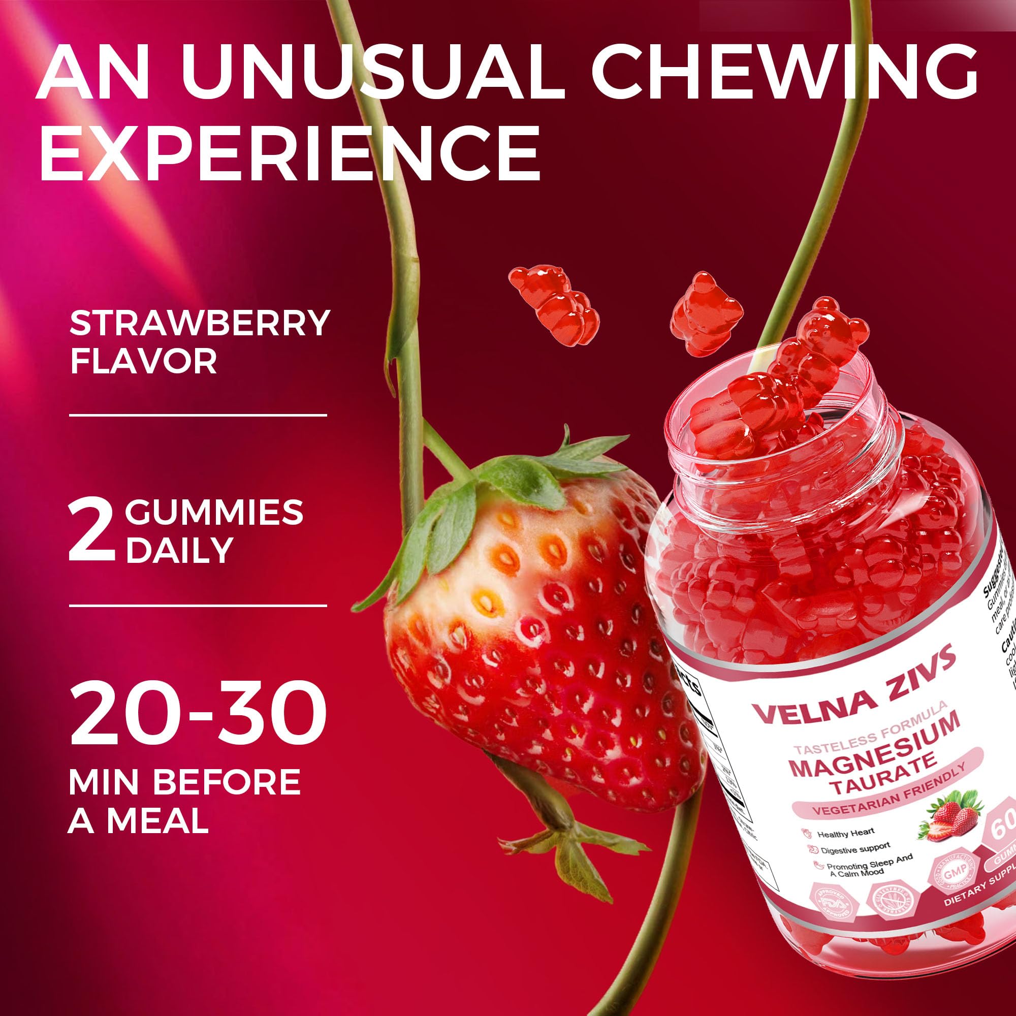 Vegan gluten-free non-GMO soy-free Velna zivs gummies packaging.