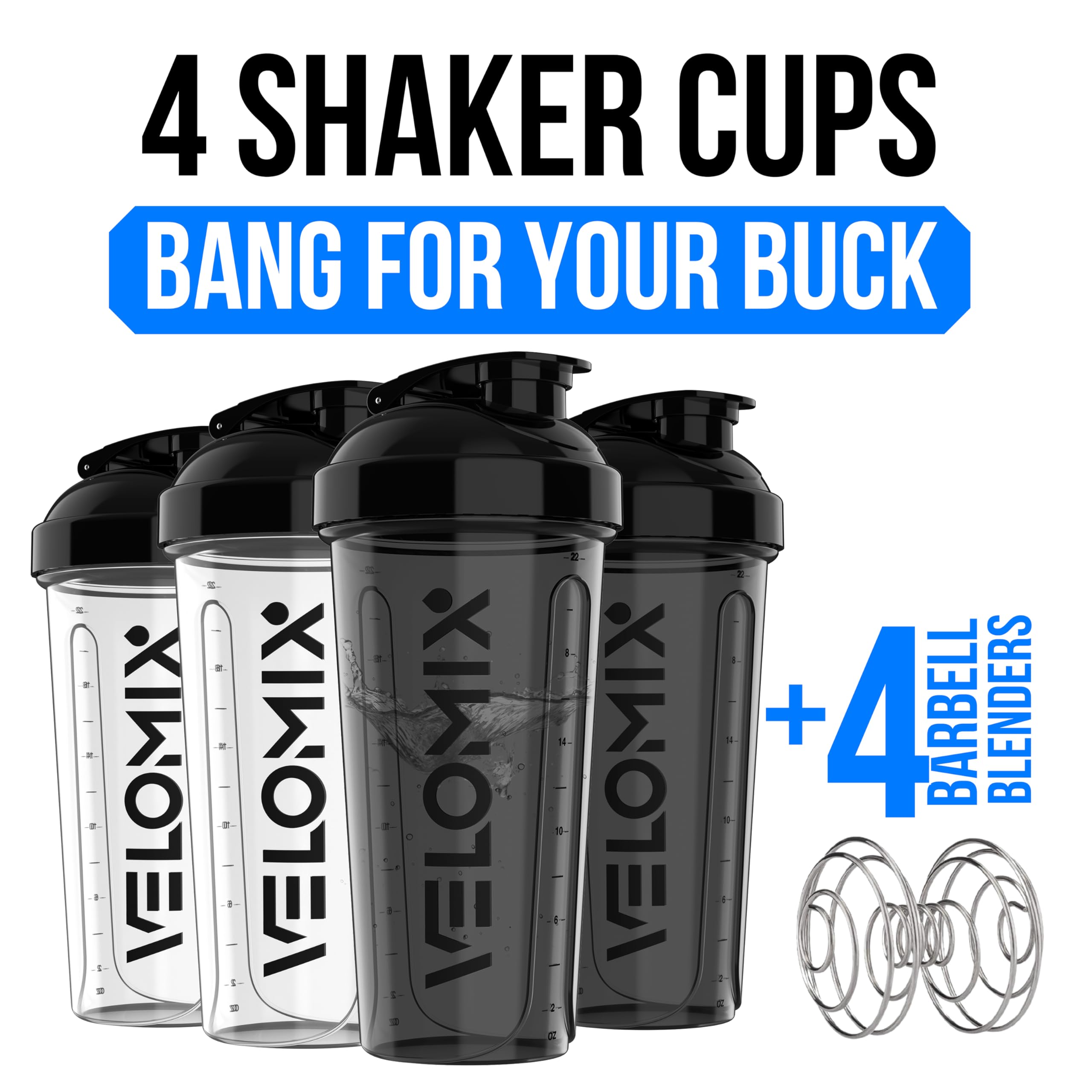 Velomix leak-proof twist lid keeps spills contained during workouts