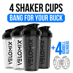 Velomix leak-proof twist lid keeps spills contained during workouts
