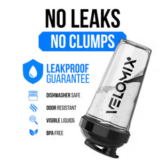 Velomix stainless steel whisk ball delivers smooth, lump-free shakes