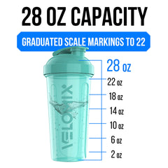 VELOMIX durable shaker built to last through daily workouts and travel