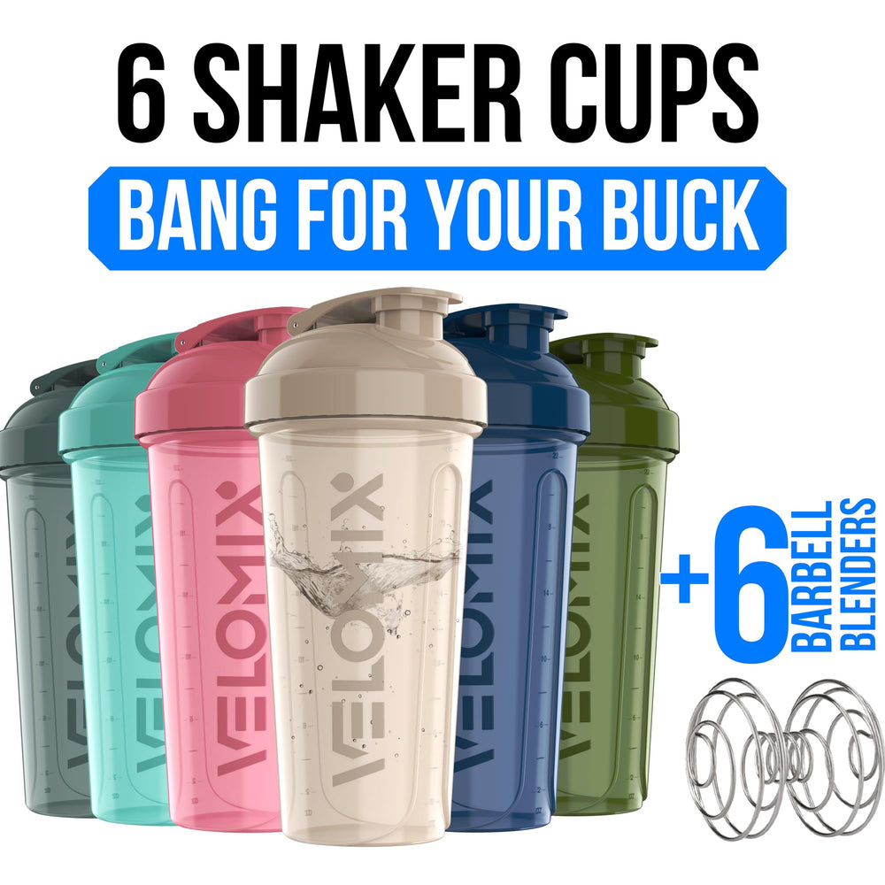 VELOMIX easy clean shaker ideal for quick rinses after workouts
