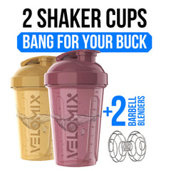 VELOMIX Berry Surf 20oz shaker body designed for easy protein mixing on the go.