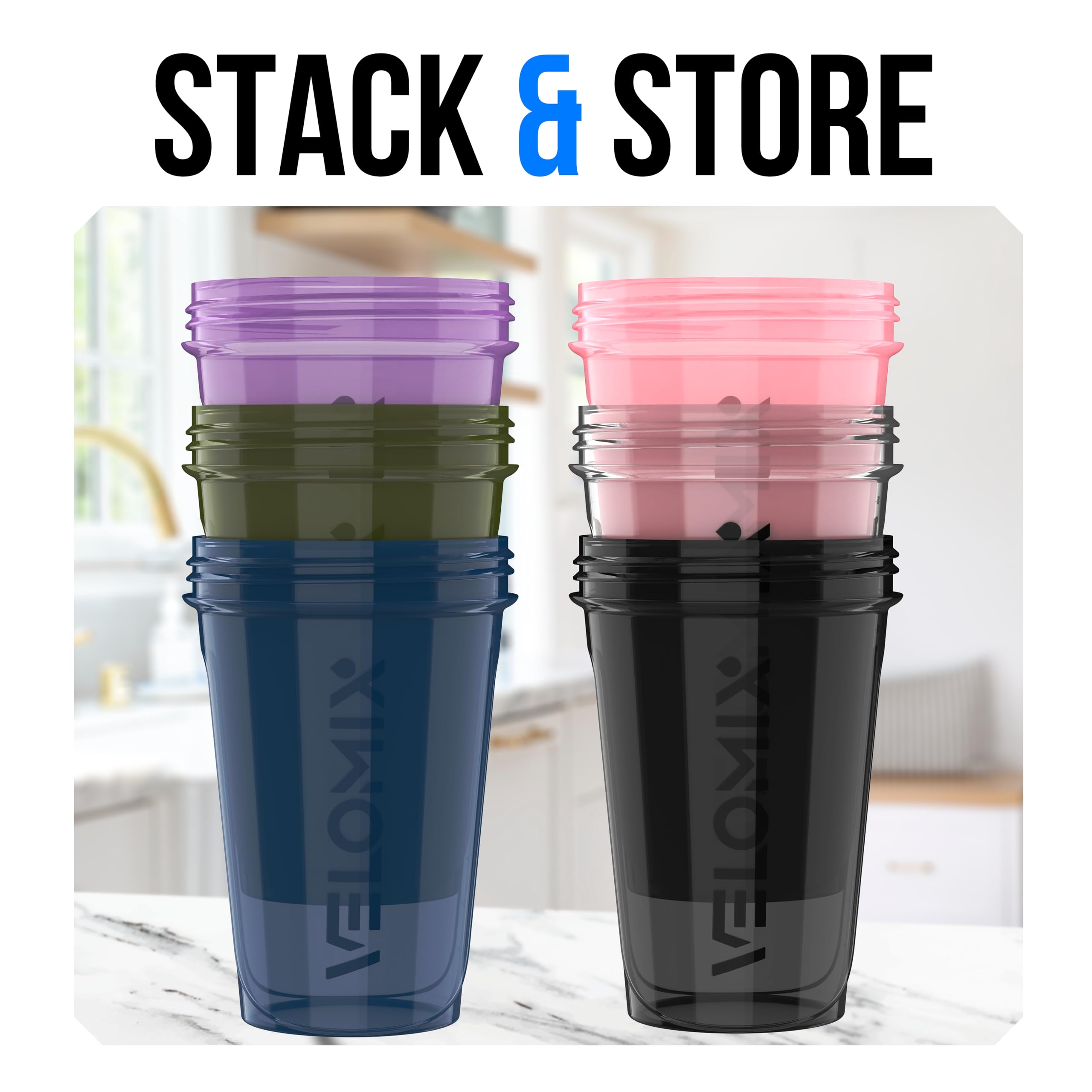 Colorful Velomix varieties and sizes ideal for gym, office, or travel.